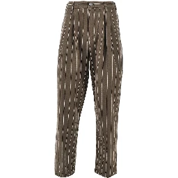 'Foster' pinstriped pants with darts