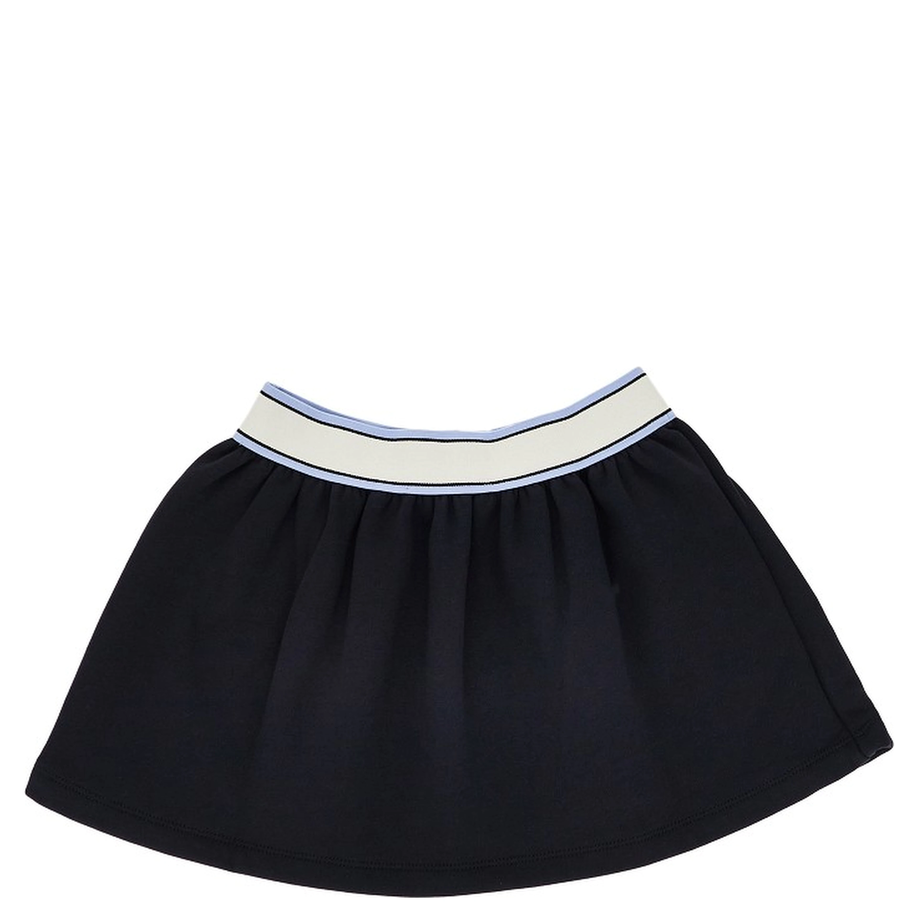 Sweatskirt with elastic logo band