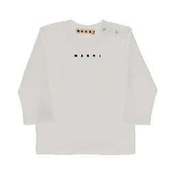 Long-sleeved T-shirt with logo print