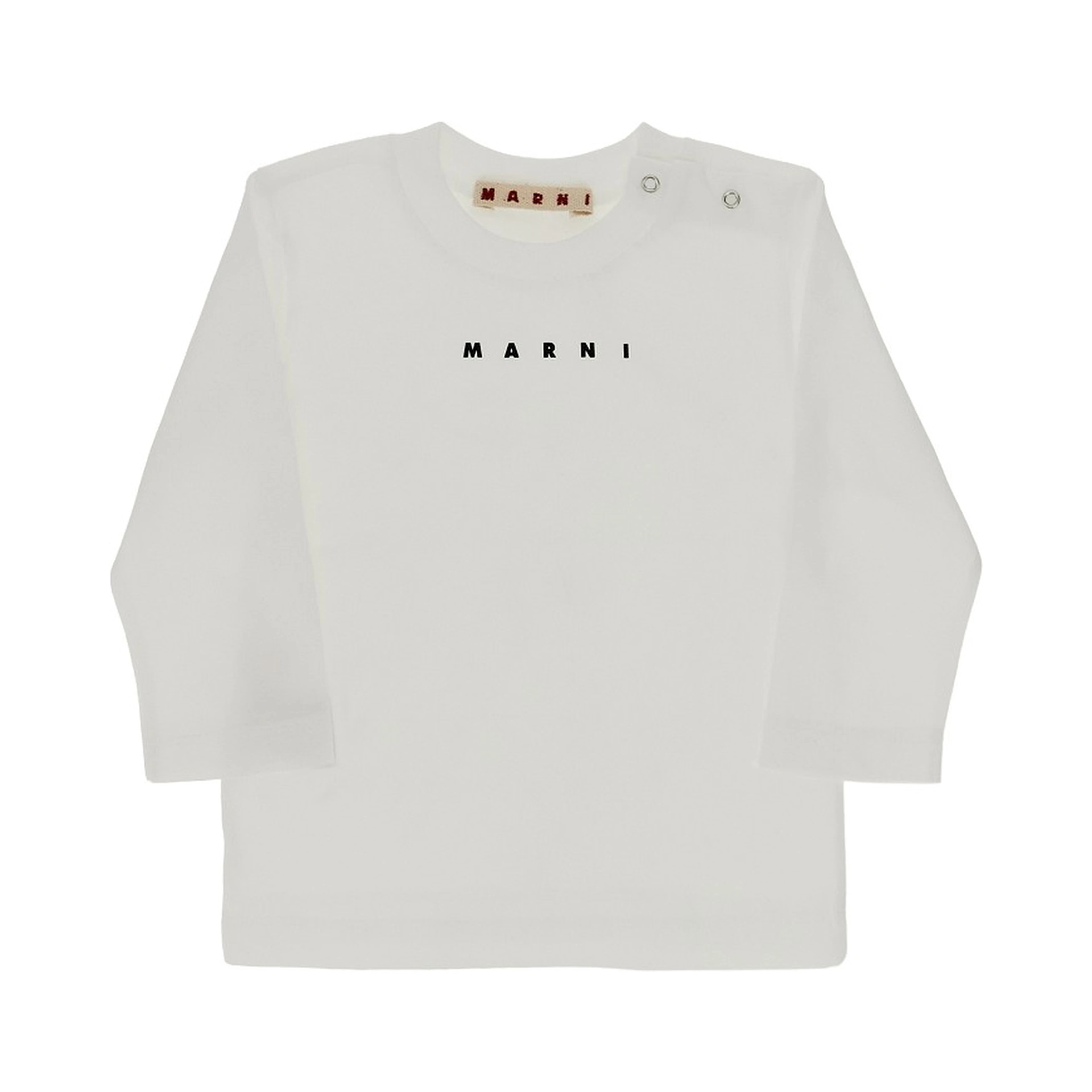 Long-sleeved T-shirt with logo print