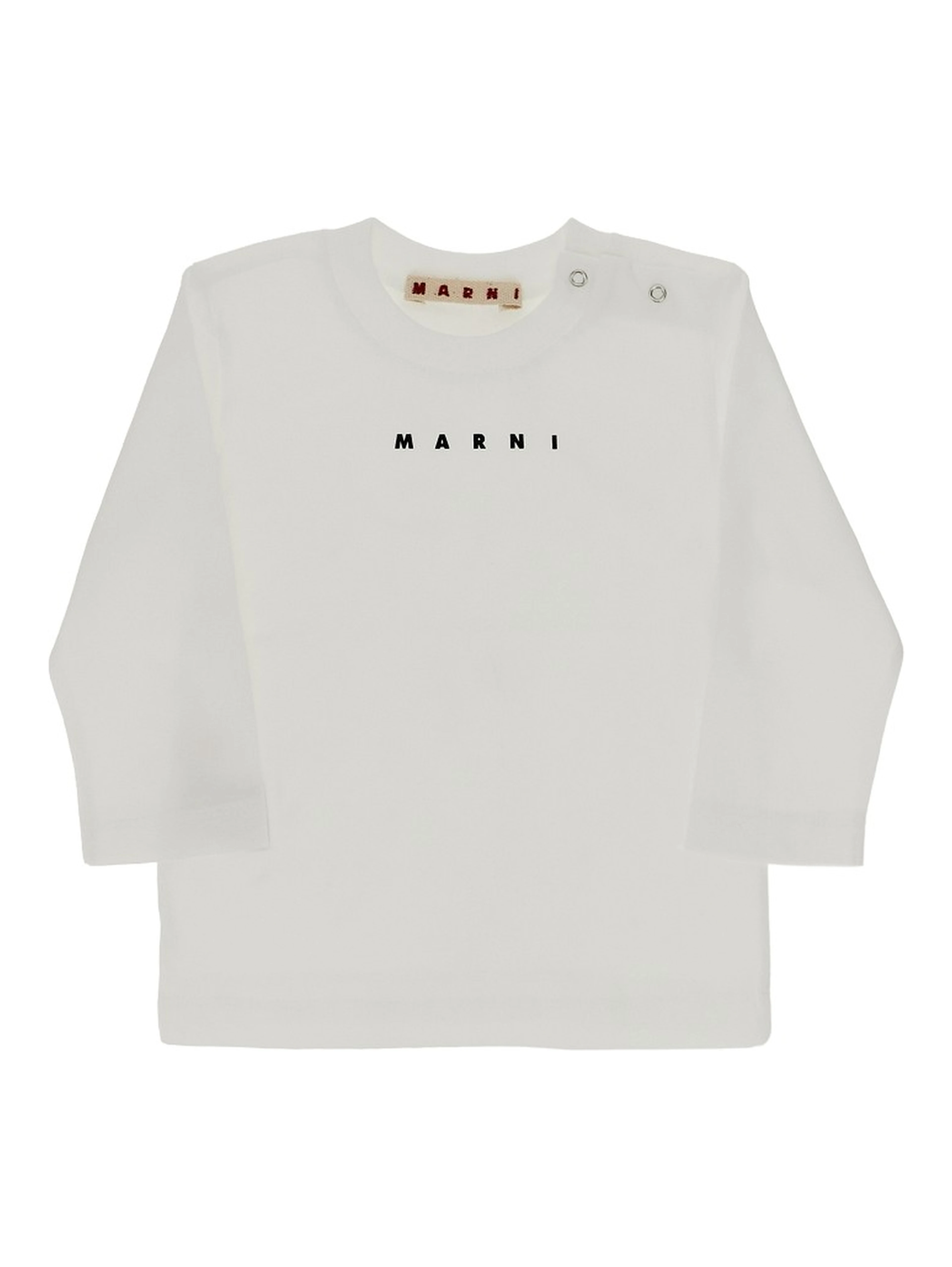Long-sleeved T-shirt with logo print
