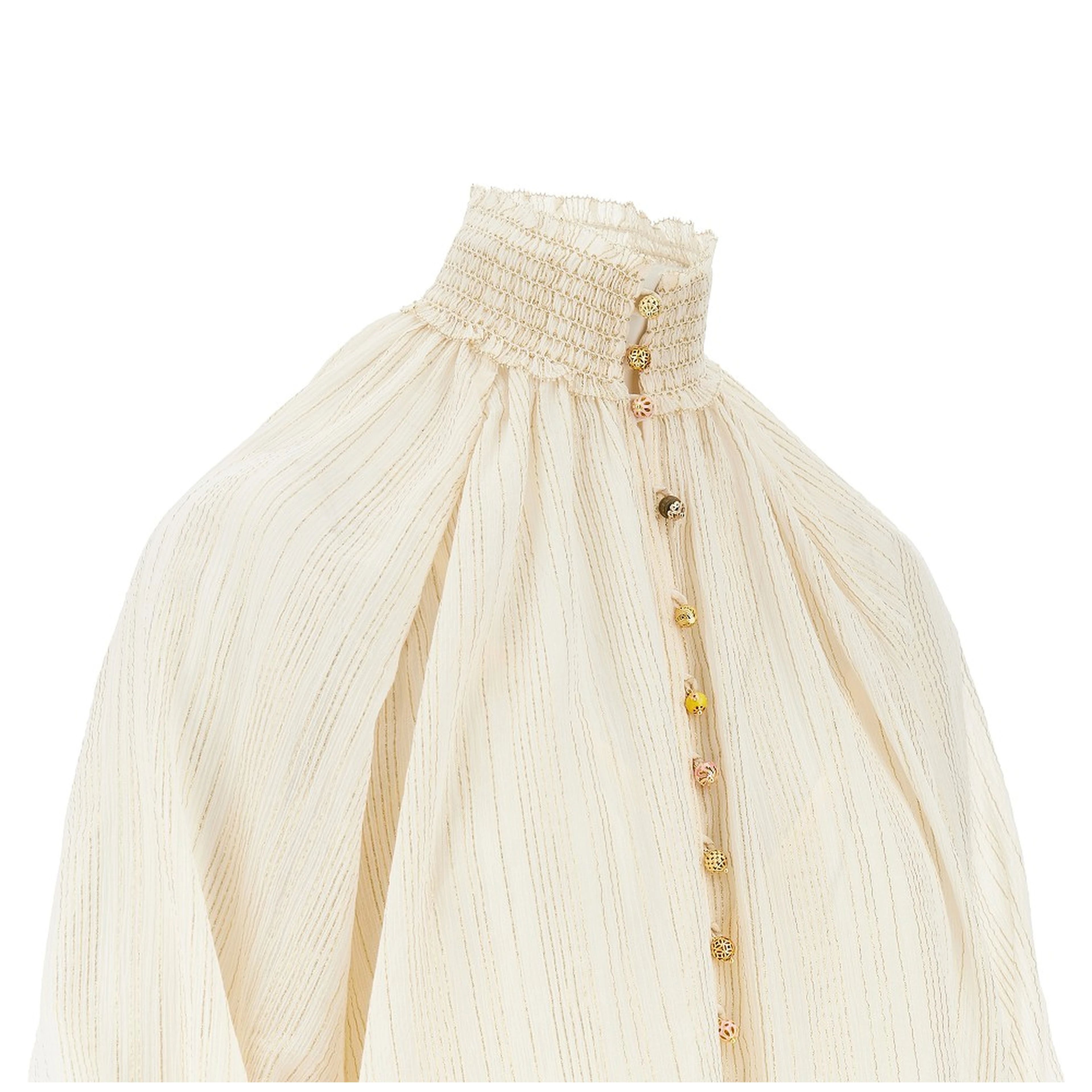'Aster' cotton and silk blouse