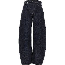 'Luna Pieced' high-rise jeans