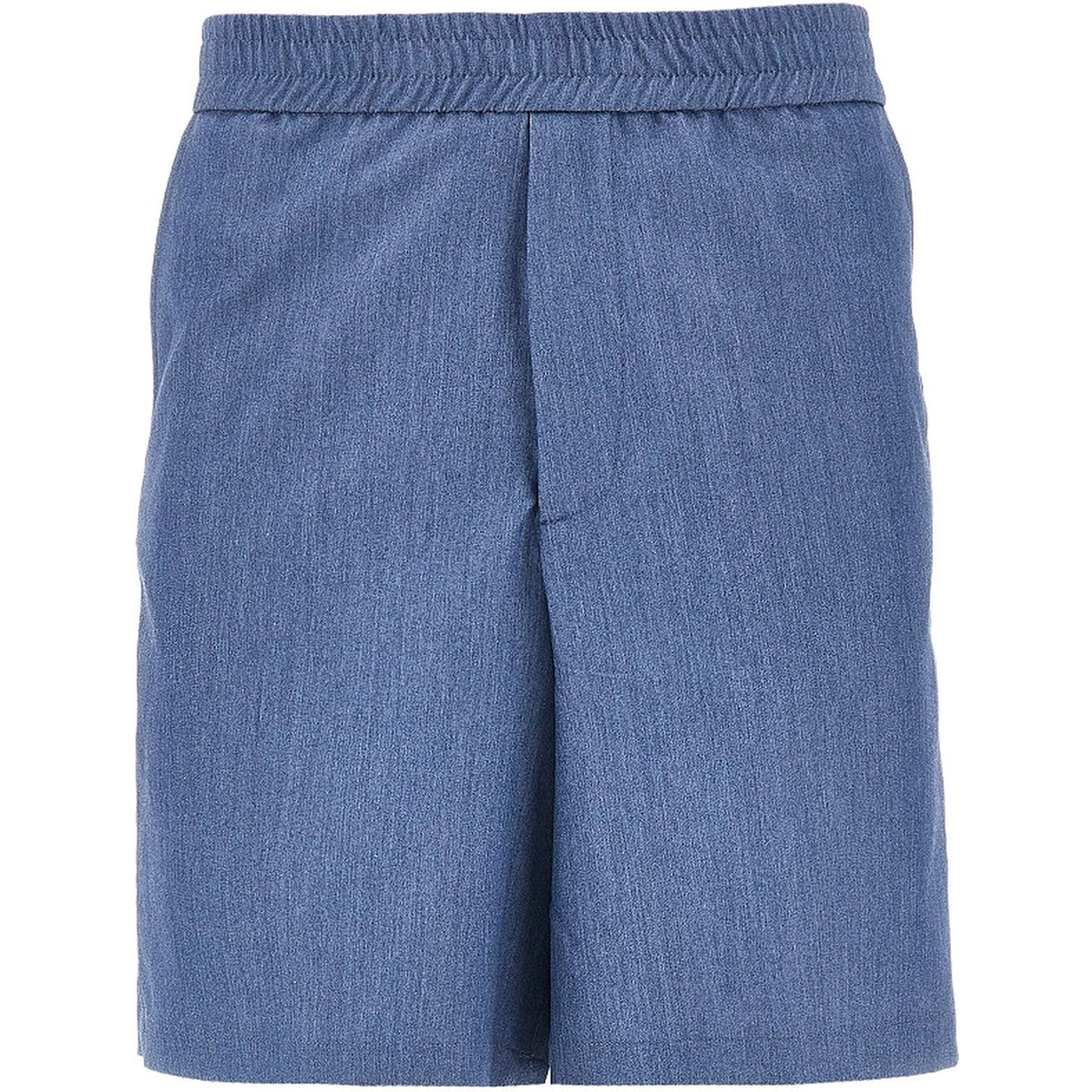 Viscose-blend gabardine bermuda shorts