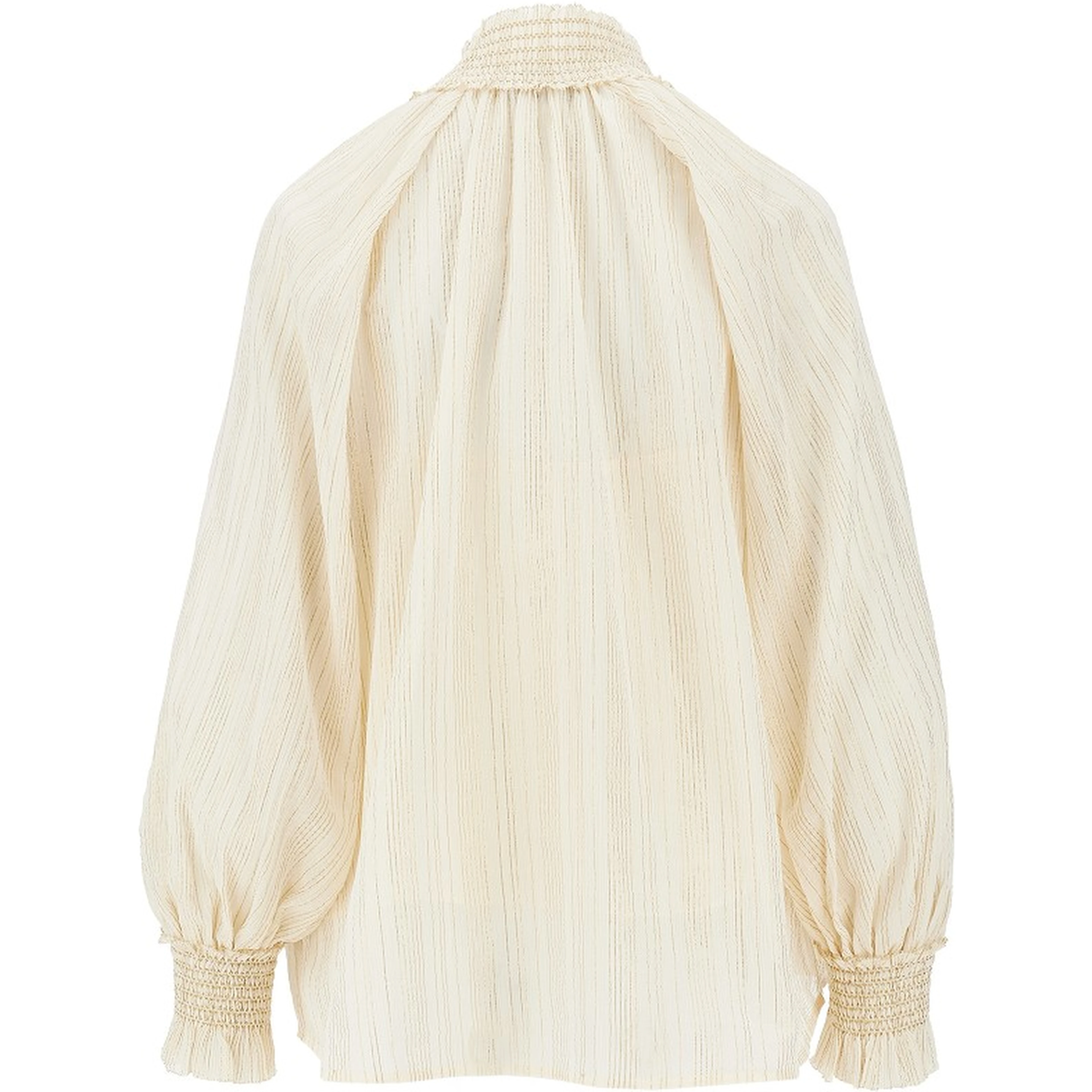 'Aster' cotton and silk blouse