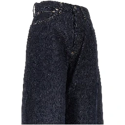 'Luna Pieced' high-rise jeans