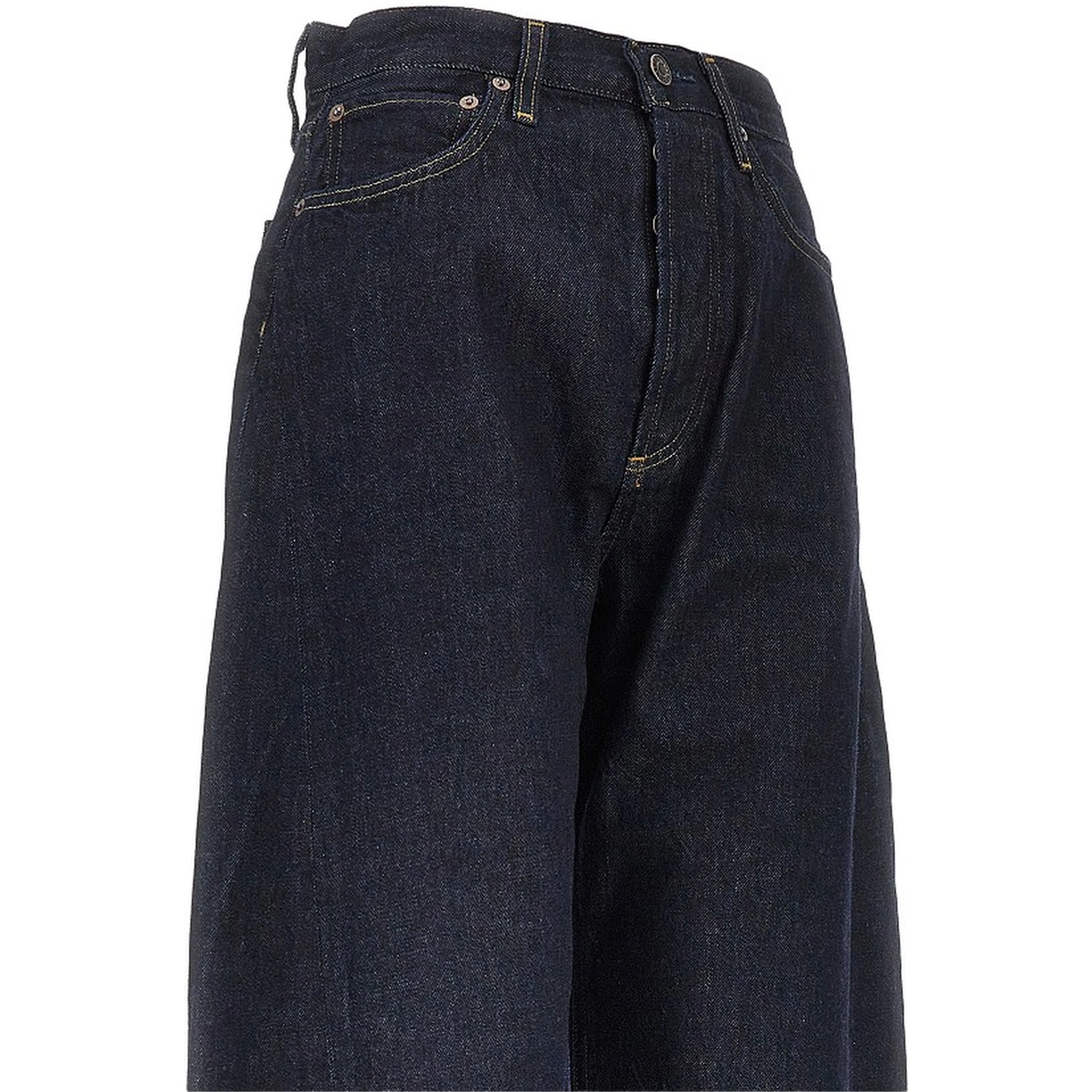 'Luna Pieced' high-rise jeans