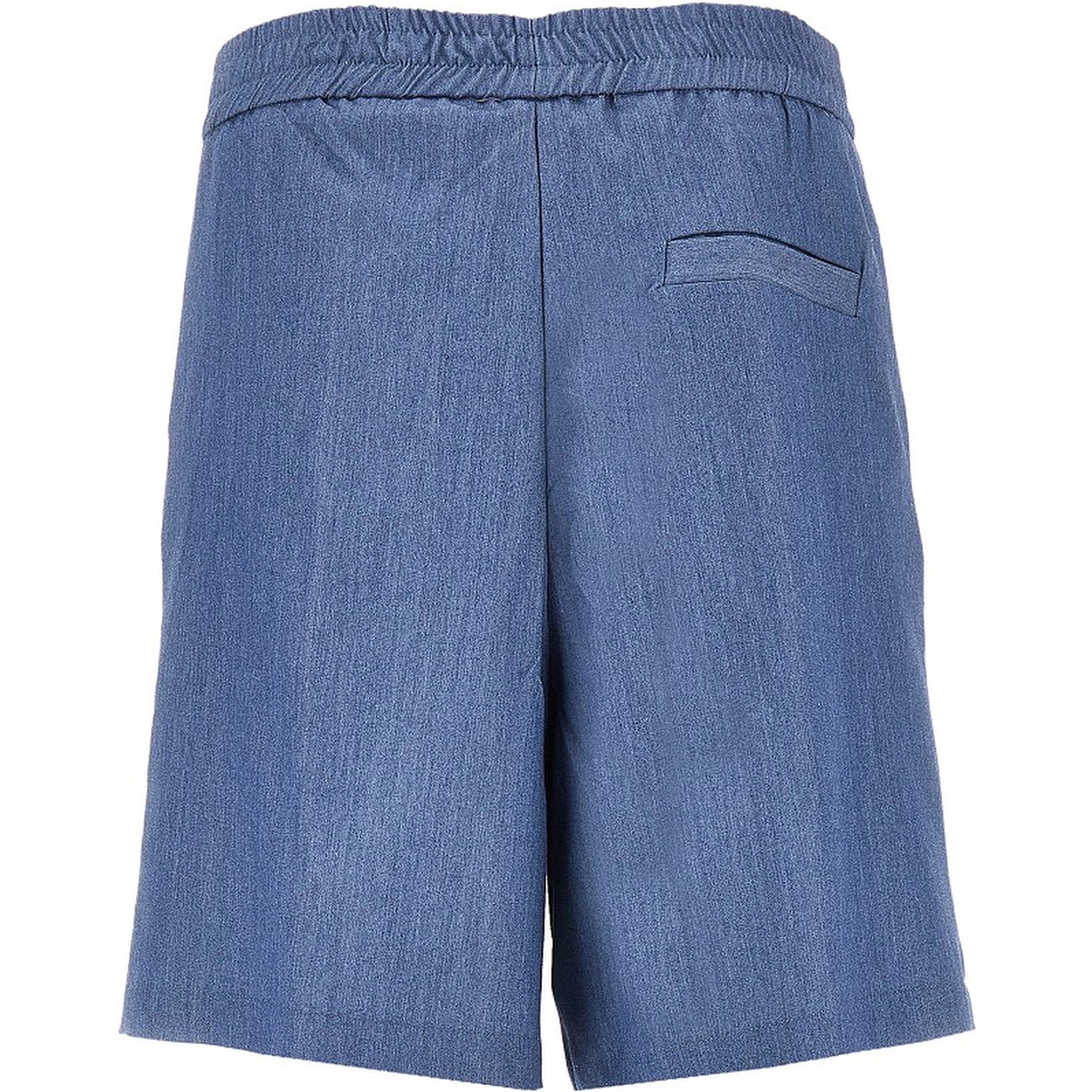 Viscose-blend gabardine bermuda shorts