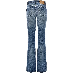 'Flora' flared jeans