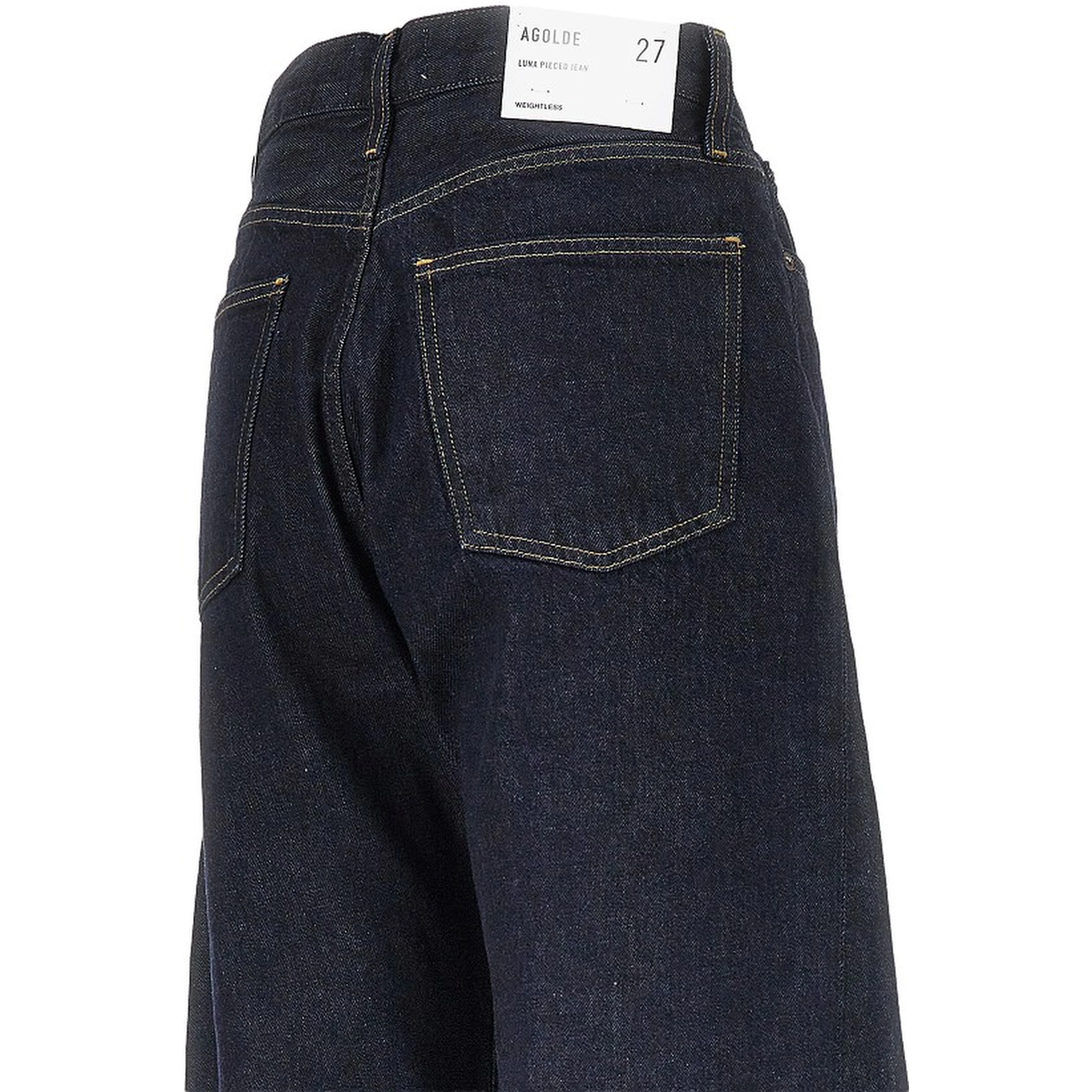 'Luna Pieced' high-rise jeans