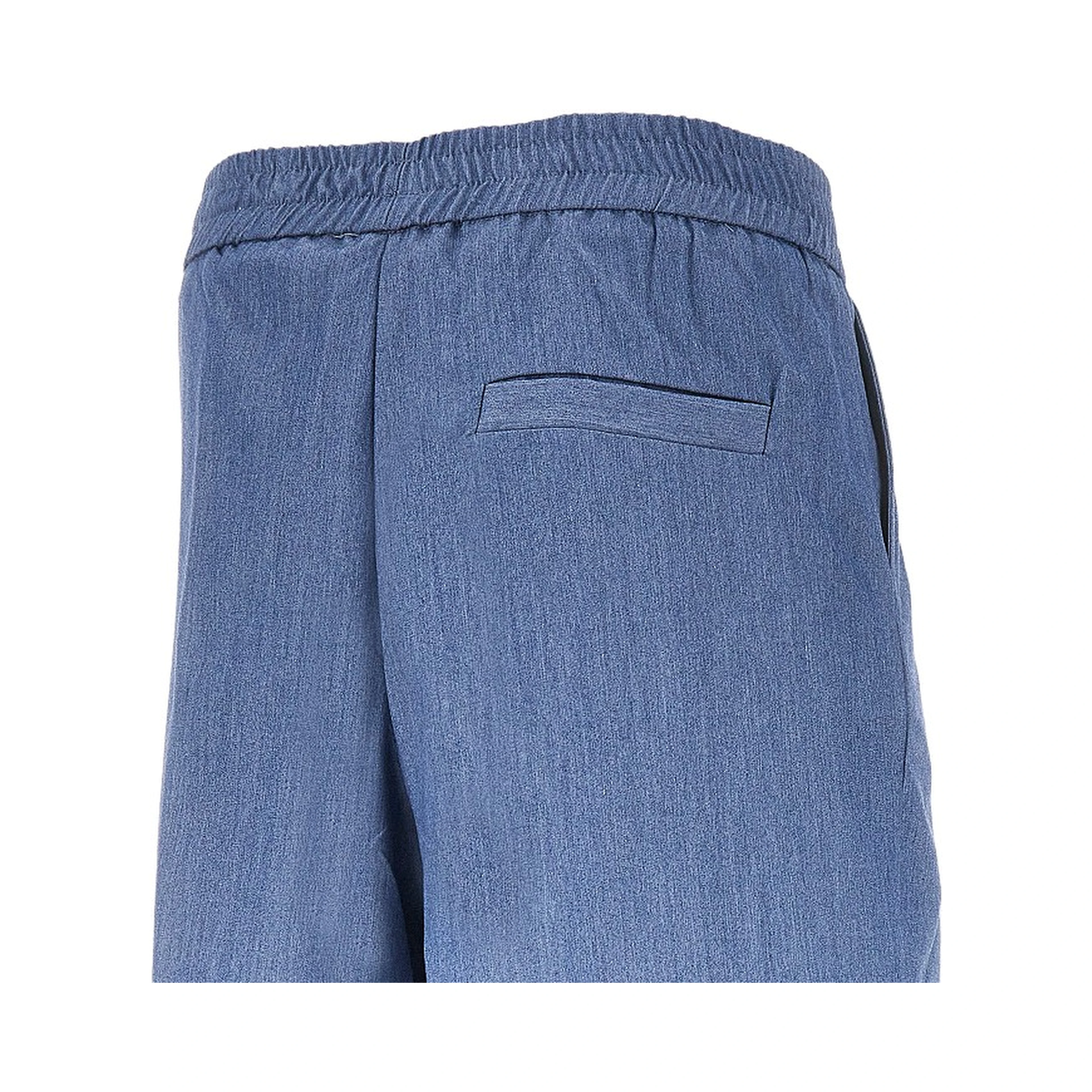 Viscose-blend gabardine bermuda shorts