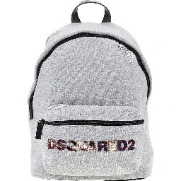 Distressed jersey backpack