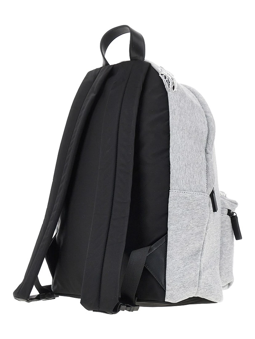 Distressed jersey backpack