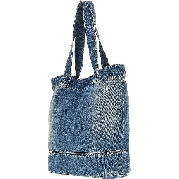 Destroy denim tote bag