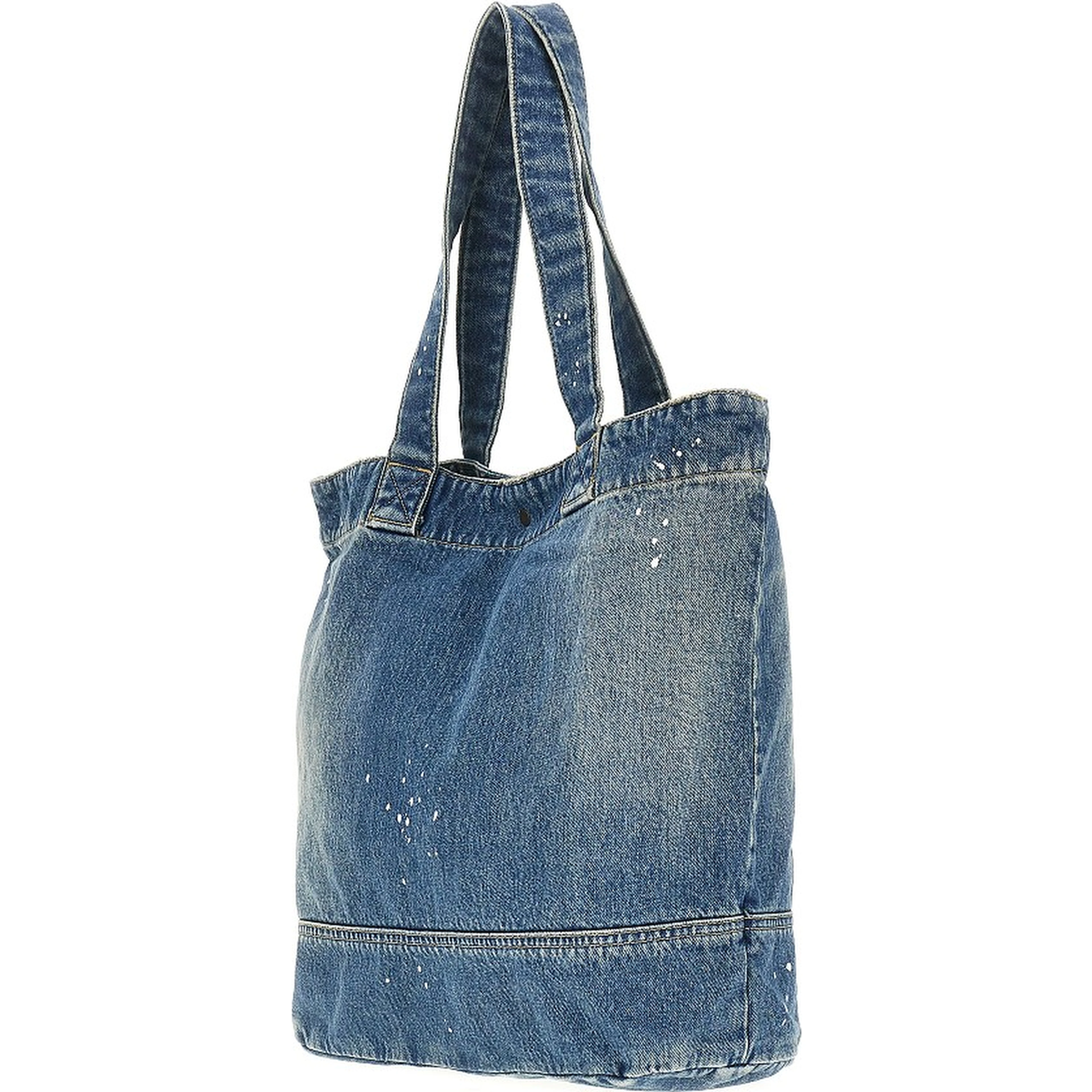 Destroy denim tote bag