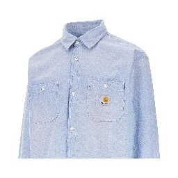 'Painter' chambray cotton shirt
