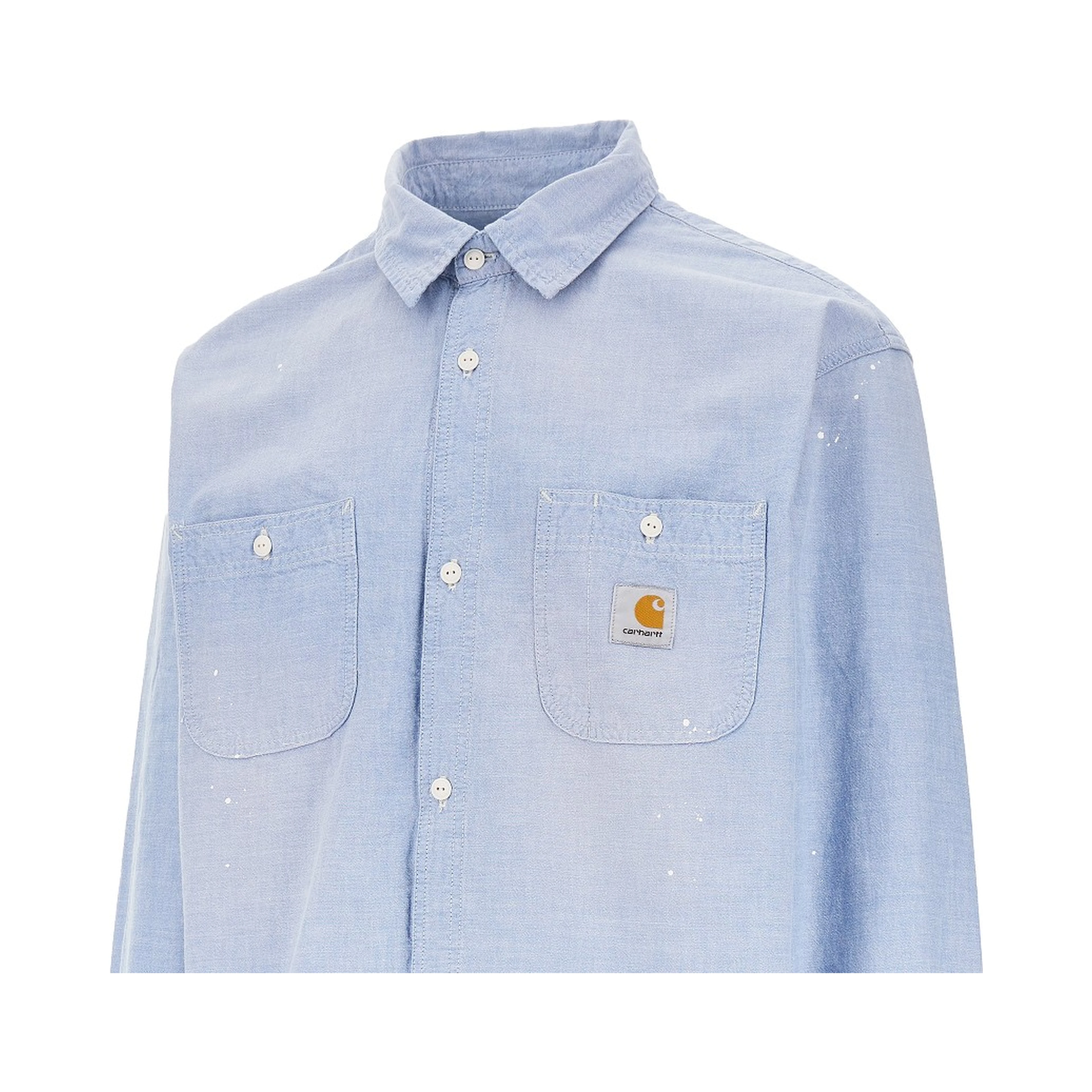 'Painter' chambray cotton shirt