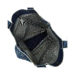 Destroy denim tote bag