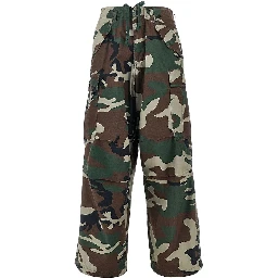Baggy Fit camouflage cotton cargo pants