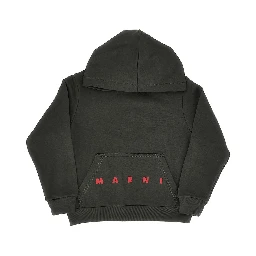 Logo print hoodie