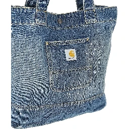 Destroy denim tote bag