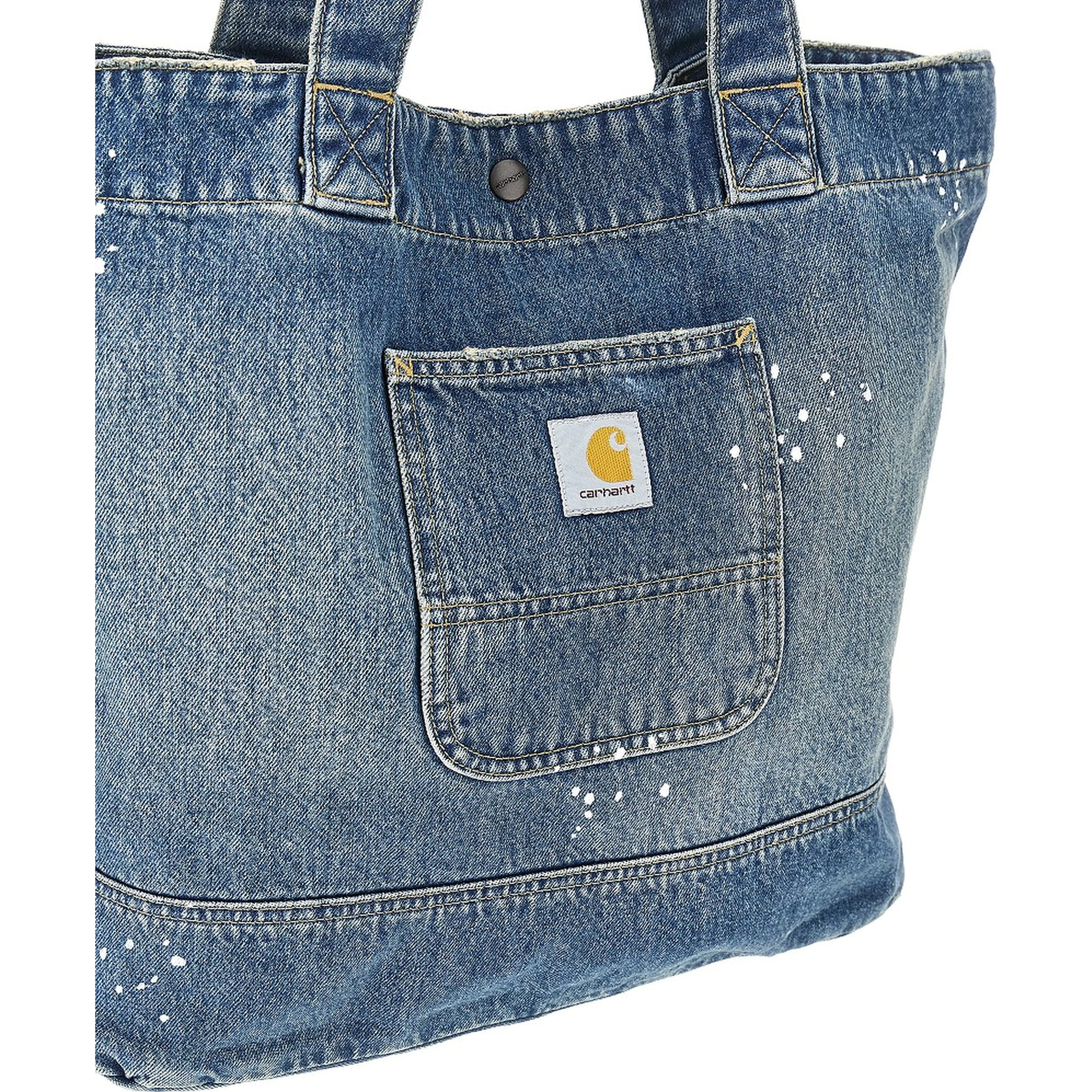 Destroy denim tote bag