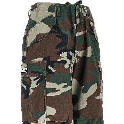 Baggy Fit camouflage cotton cargo pants
