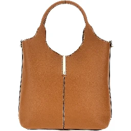 Leather small Tote shopping bag