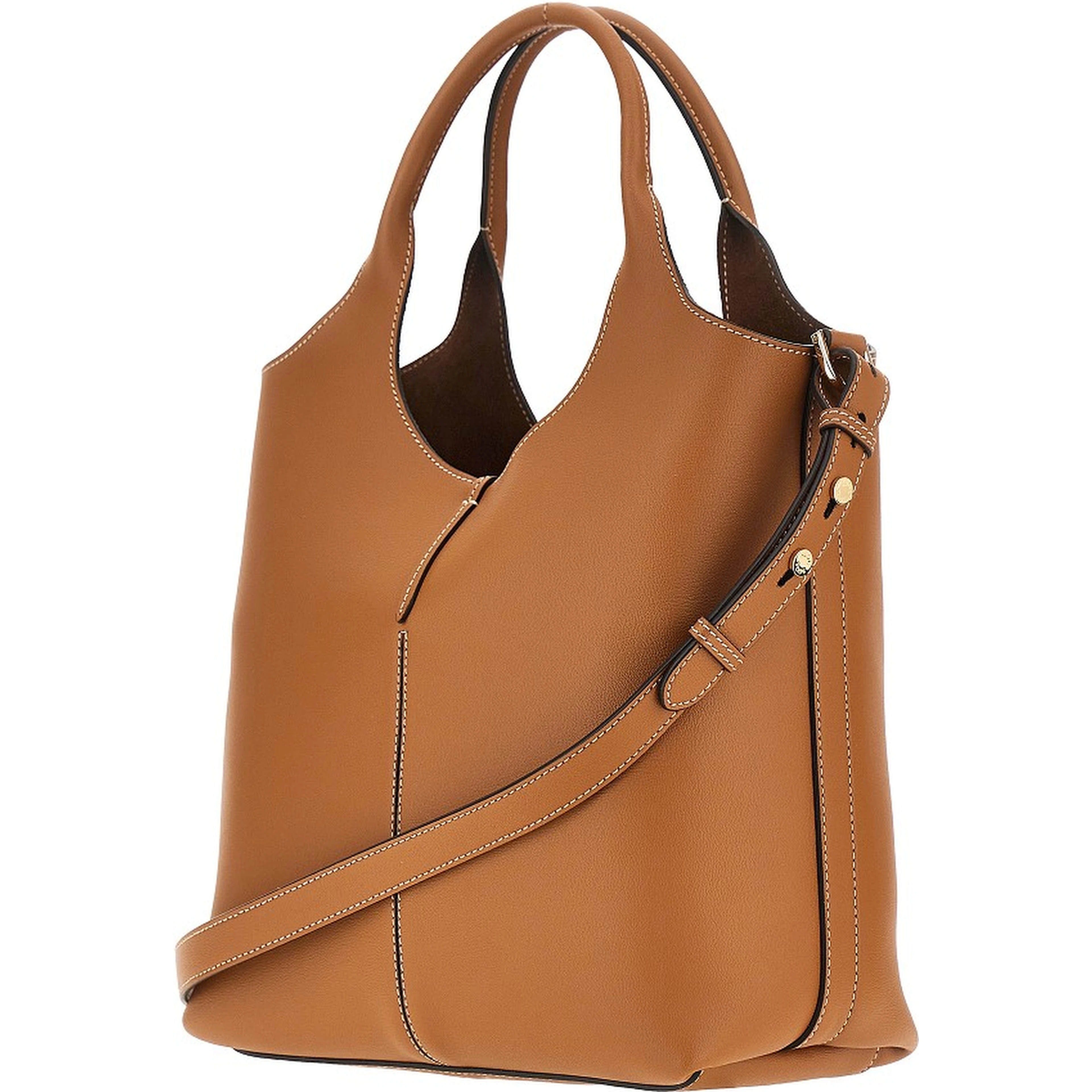 Leather small Tote shopping bag