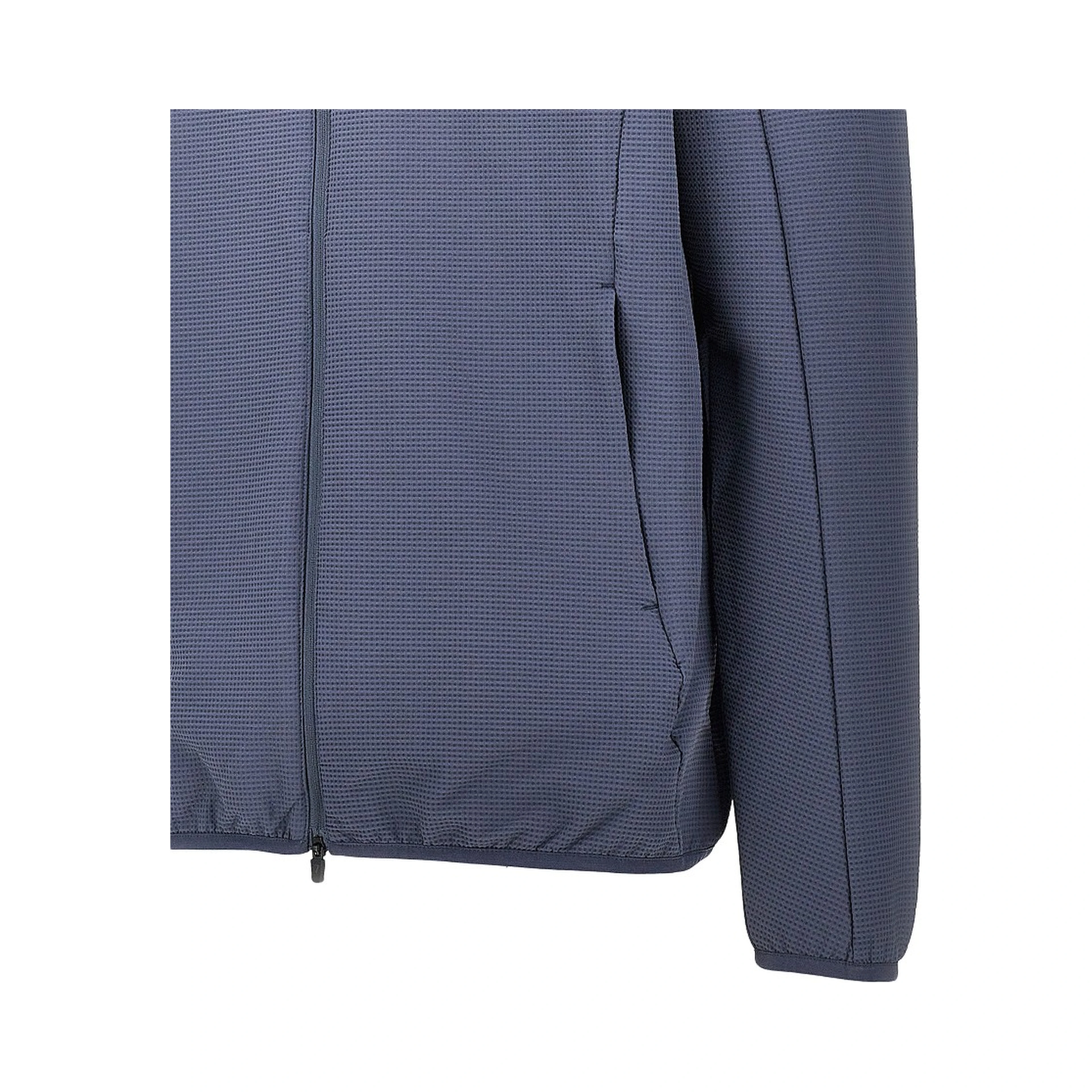 Embossed VENTUS7 full-zip sweatshirt
