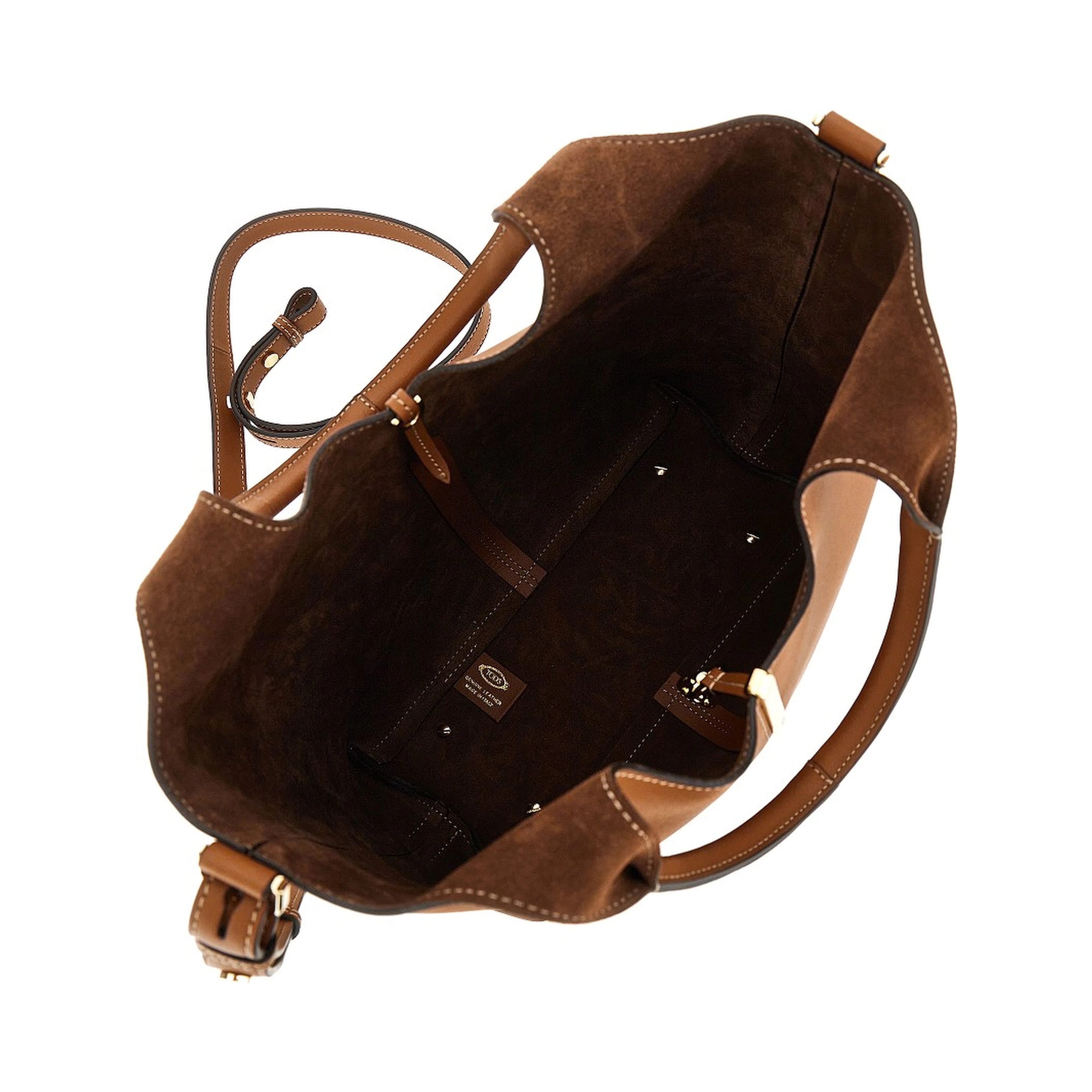 Leather small Tote shopping bag