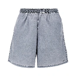 Easy pigment cotton-blend shorts