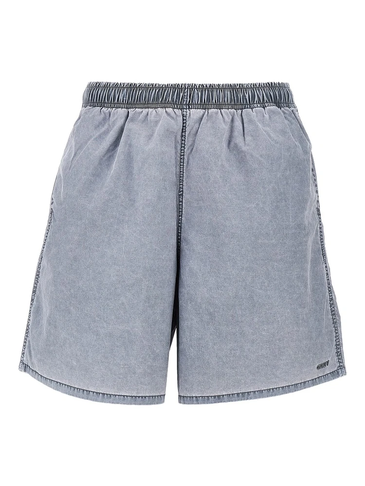 Easy pigment cotton-blend shorts