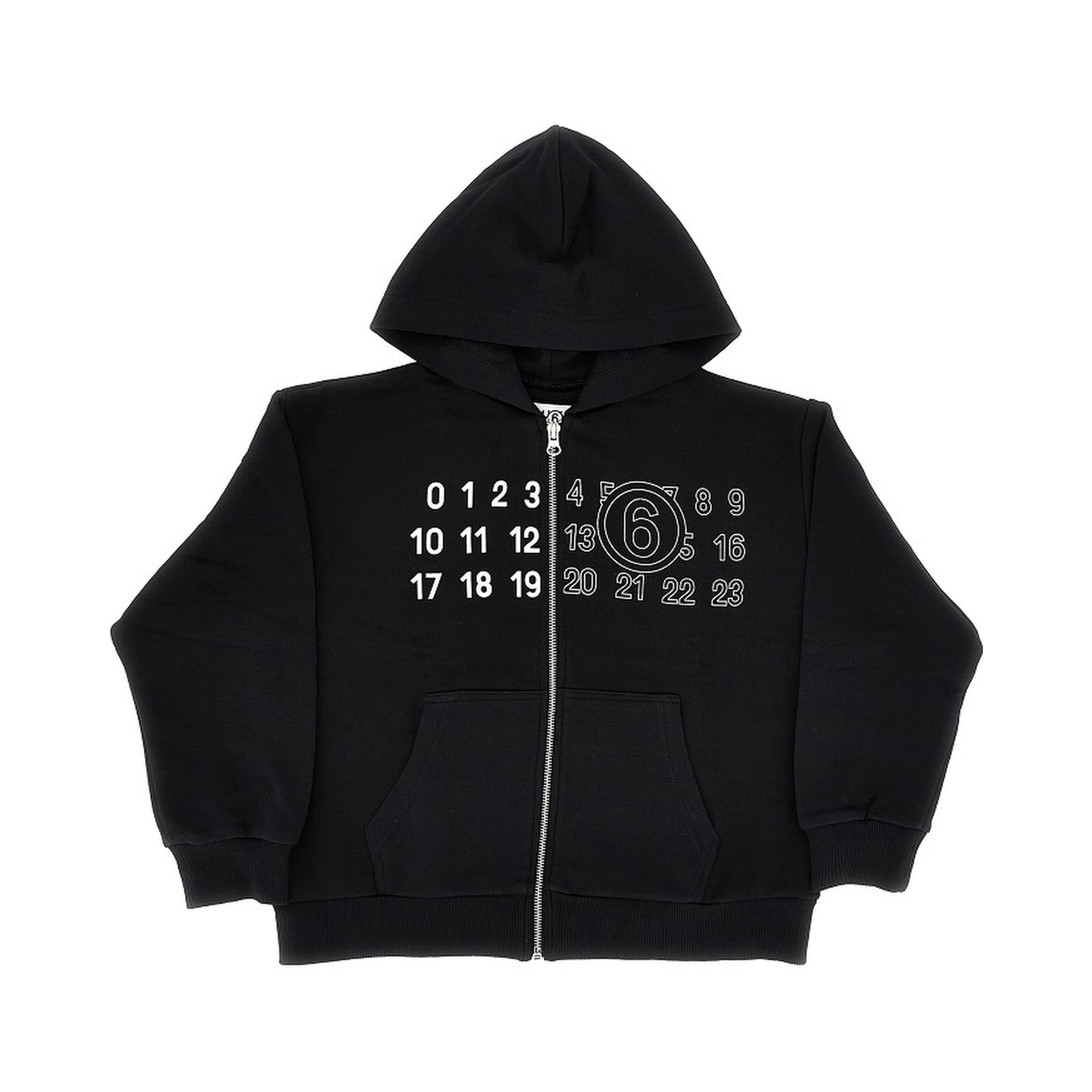Numeric Logo print full-zip hoodie