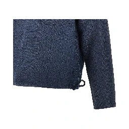 Linen quarter-zip pullover