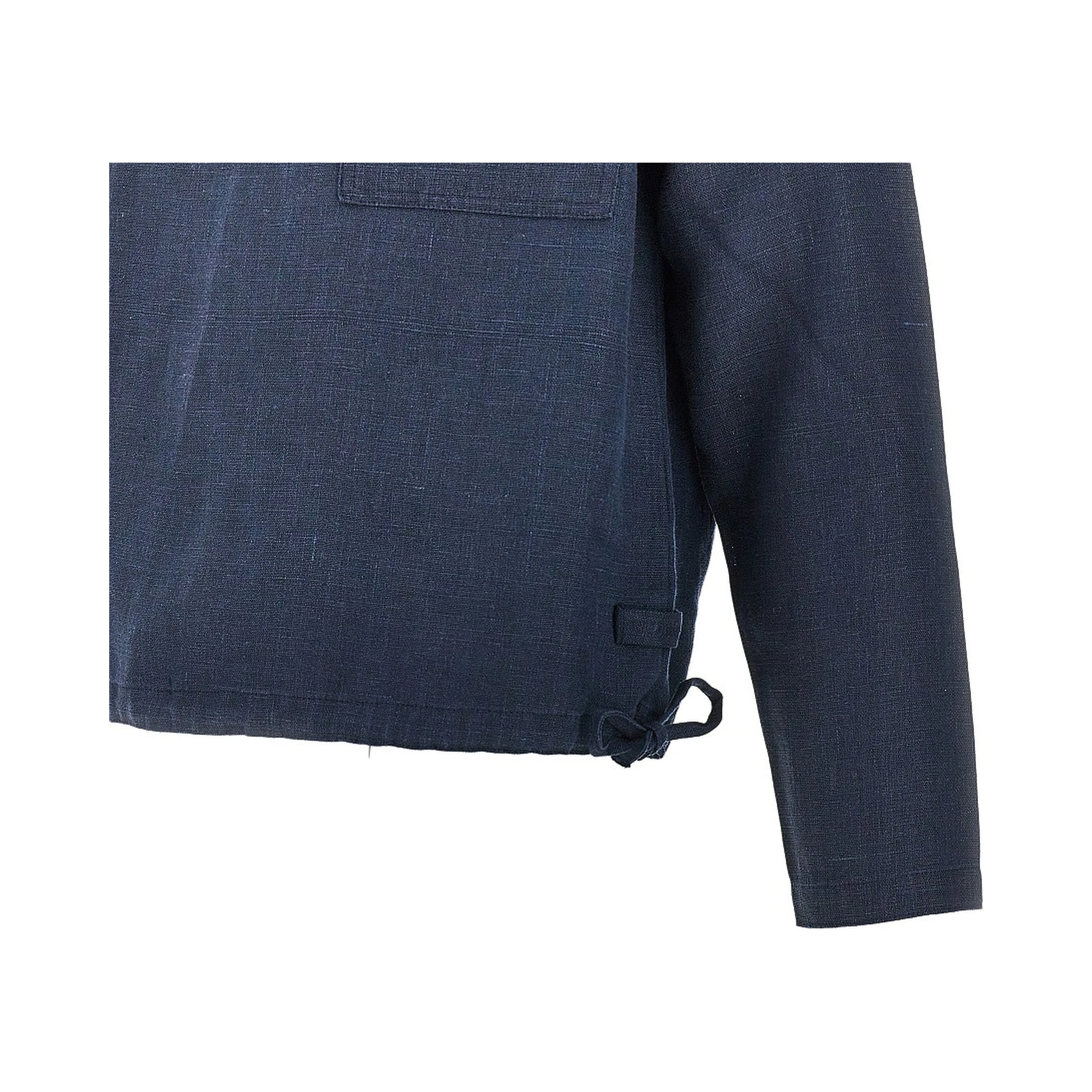 Linen quarter-zip pullover