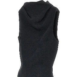 Crepe satin mini dress
