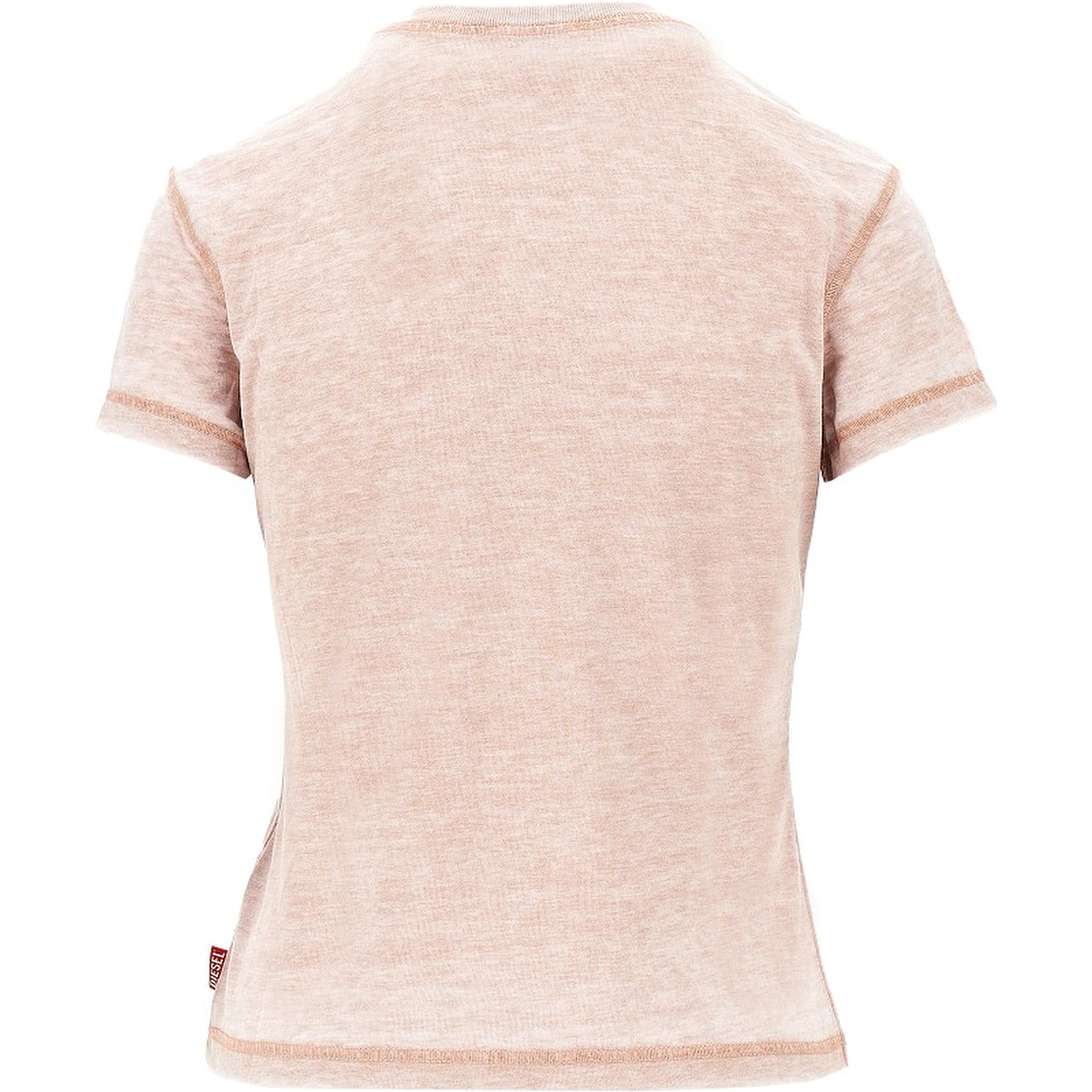 Strass-embellished burnout-effect T-shirt