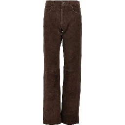'Jean' suede leather pants