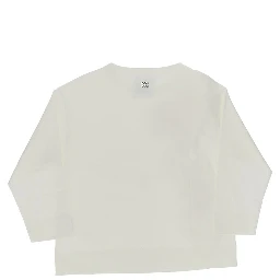 Ruffled detail cotton T-shirt