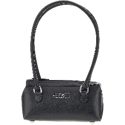 Leather mini 'Bauletto' shoulder bag