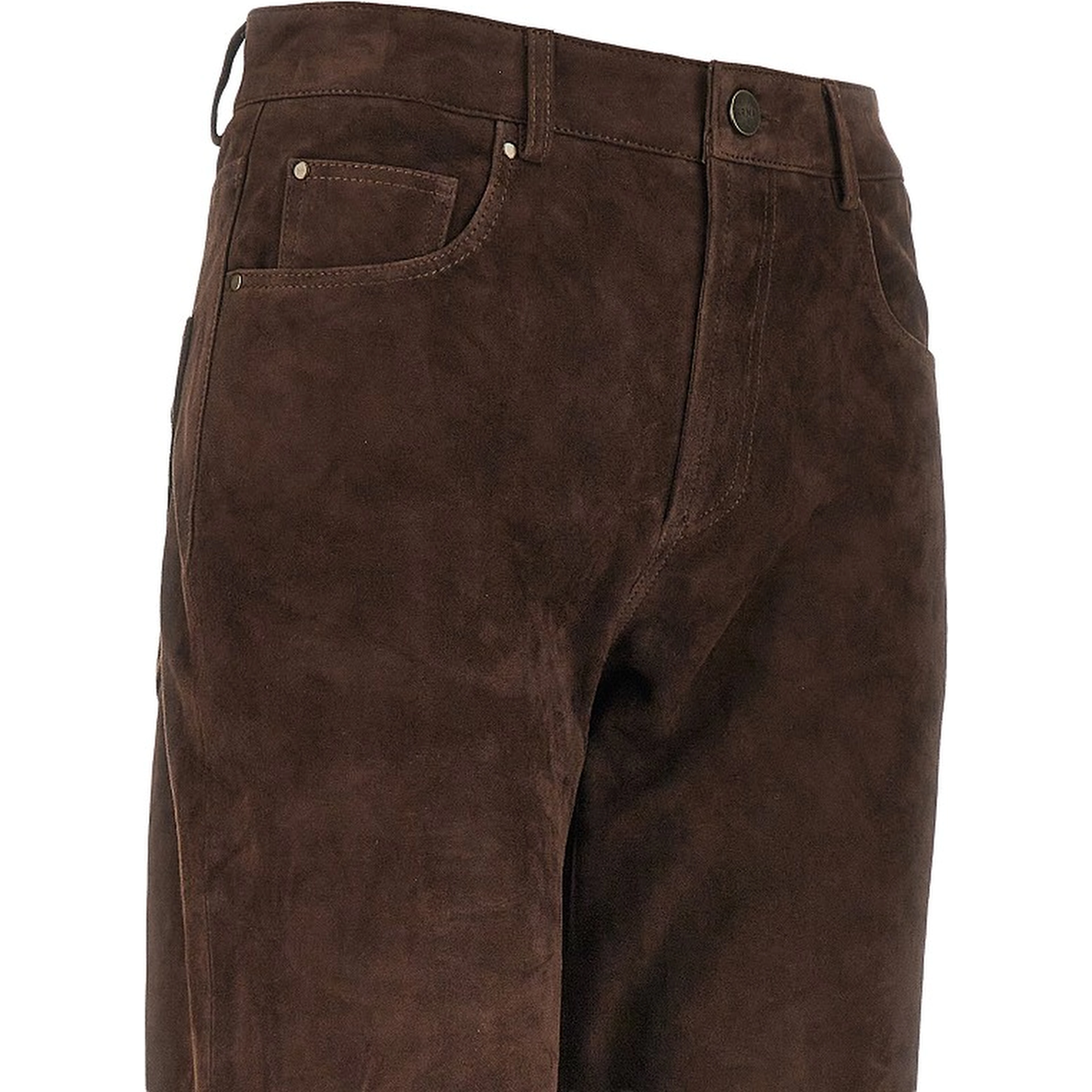 'Jean' suede leather pants