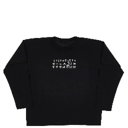Layered effect long-sleeved T-shirt