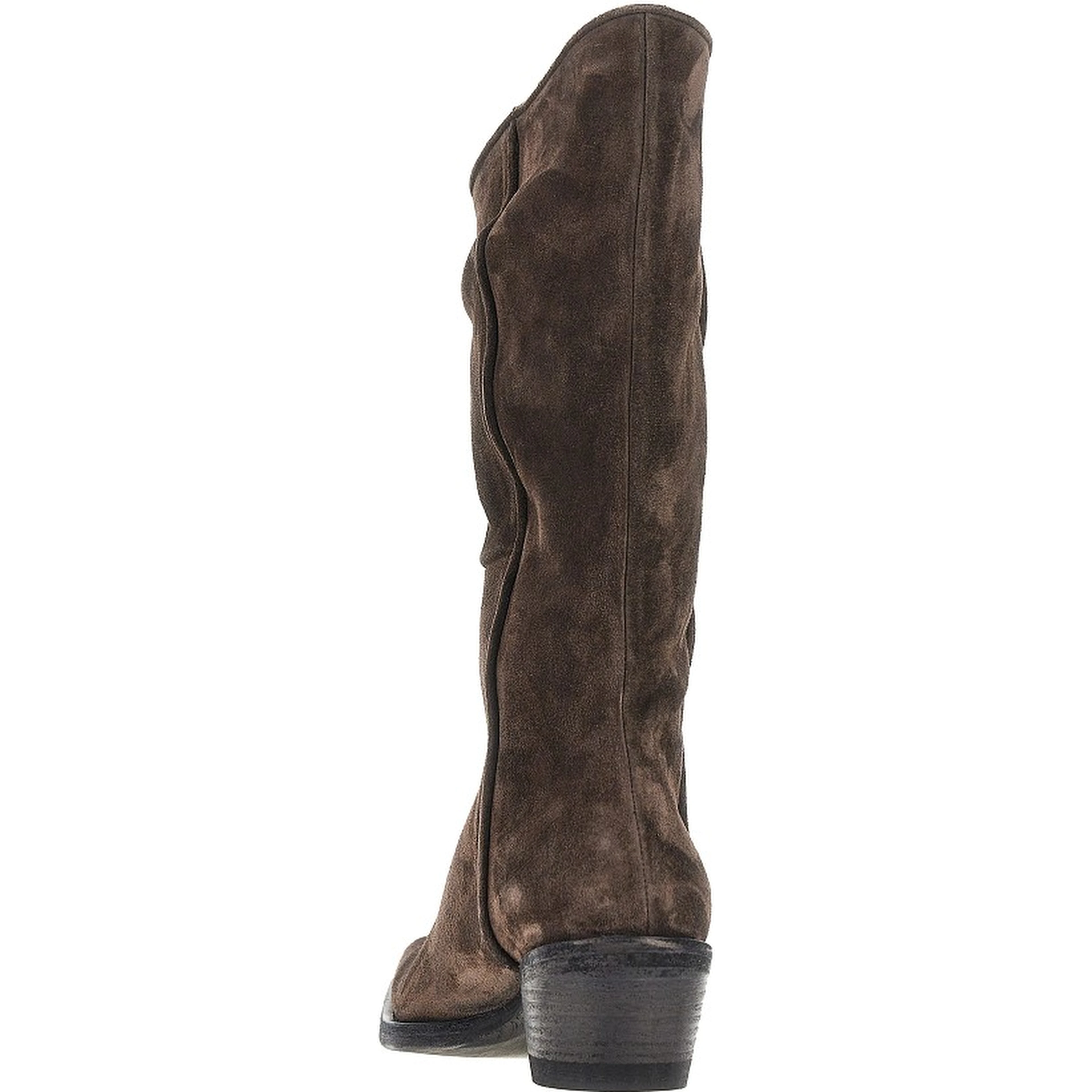 'Clive' suede leather Western boots