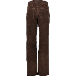 'Jean' suede leather pants