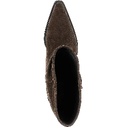 'Clive' suede leather Western boots