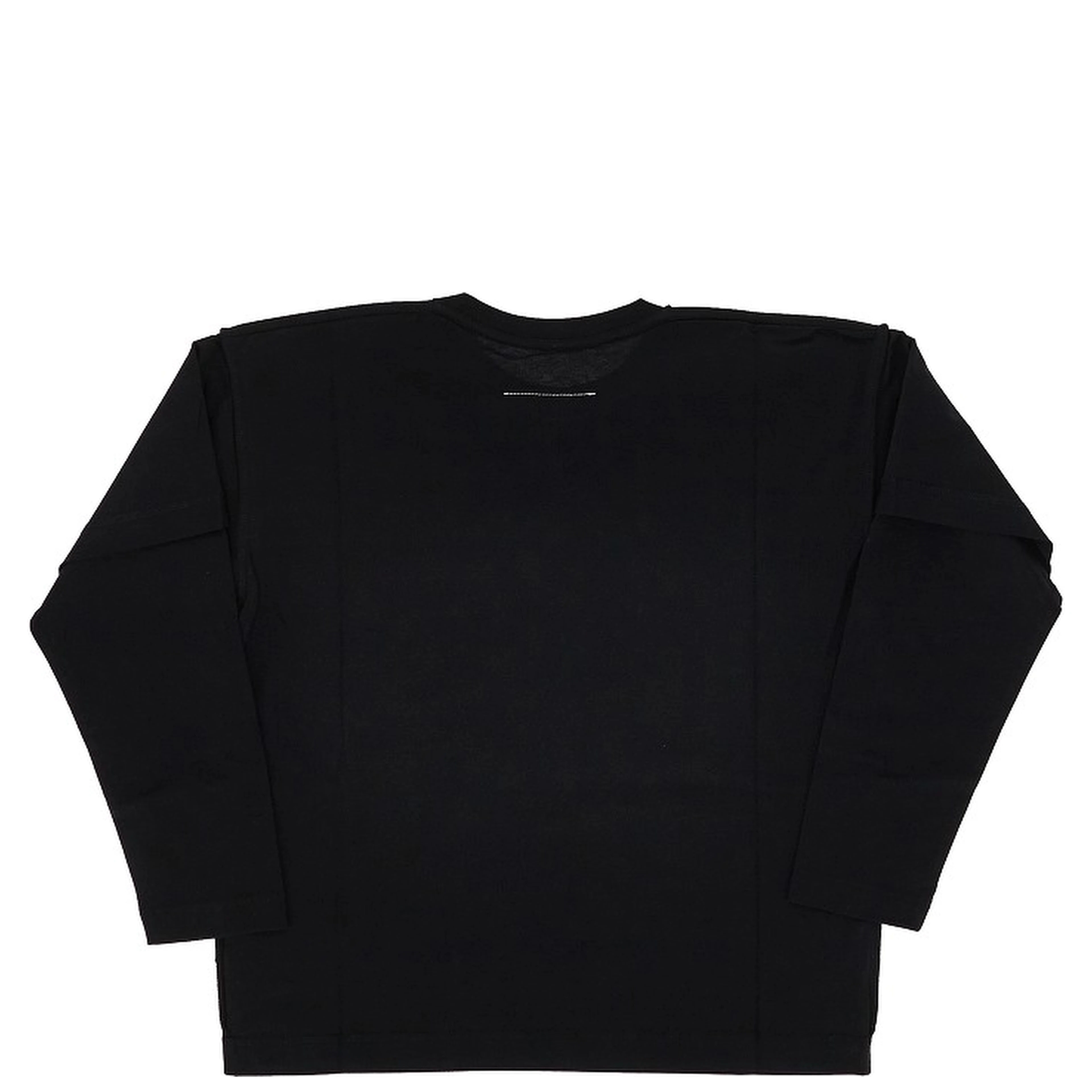 Layered effect long-sleeved T-shirt