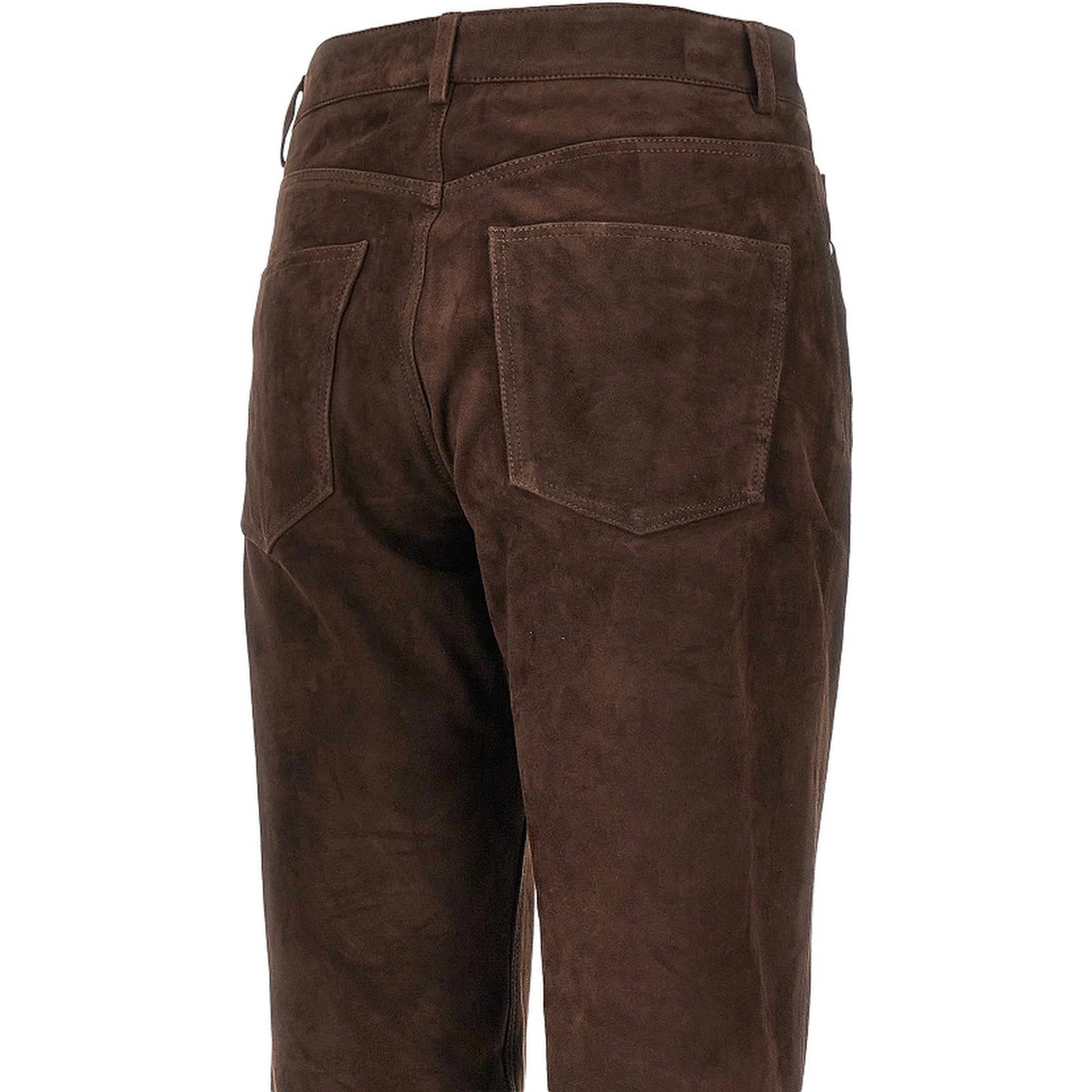 'Jean' suede leather pants