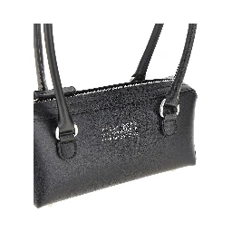 Leather mini 'Bauletto' shoulder bag