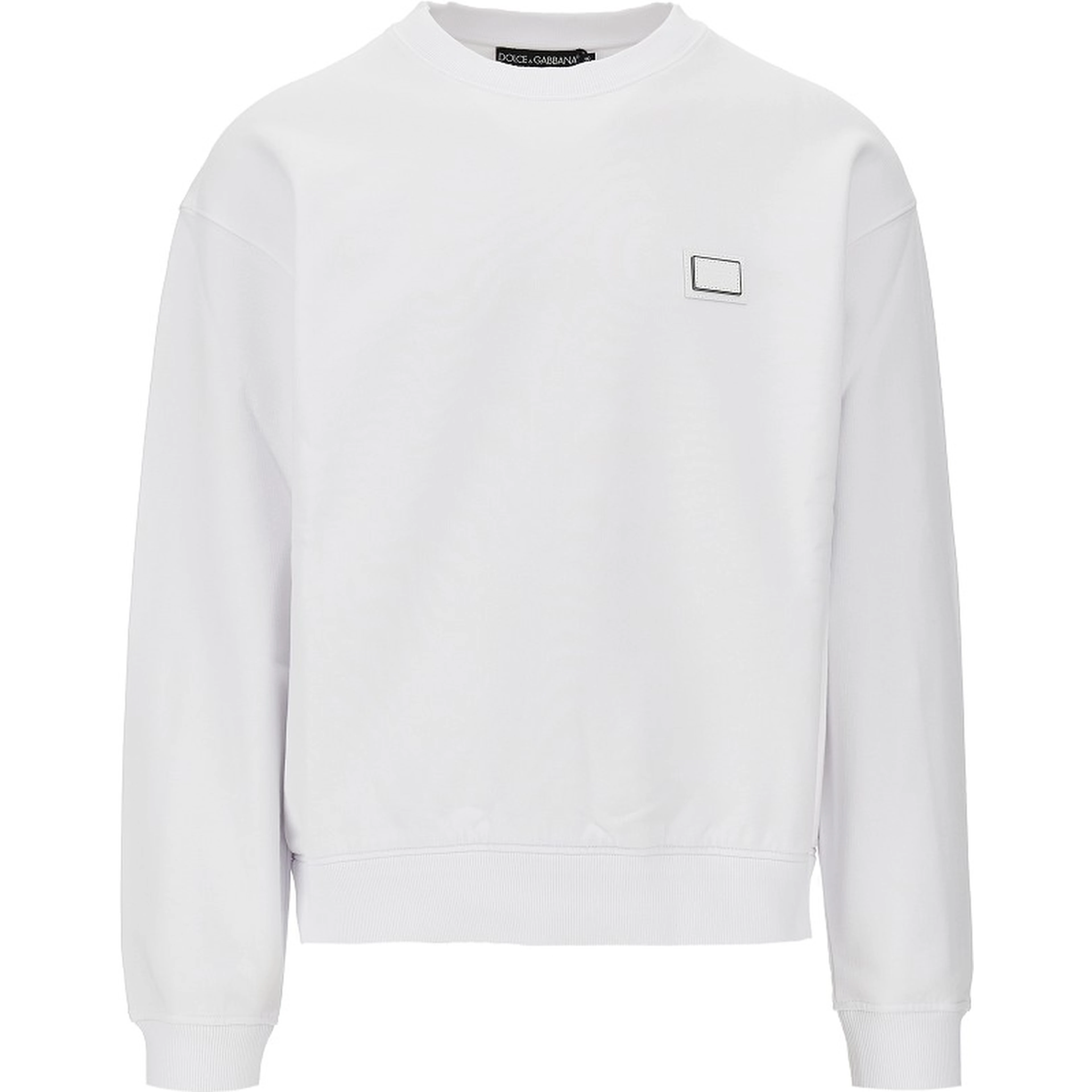 Logo plate crewneck sweatshirt